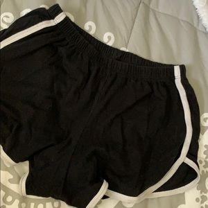 Brandy Melville black and white shorts
